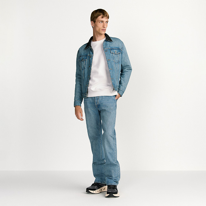 dior quilted hem denim jeans